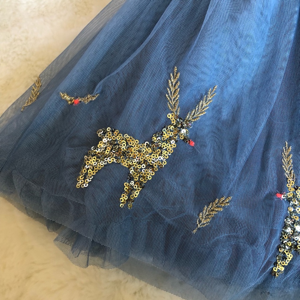 Mini Boden reindeer tulle dress - Picture 3 of 12